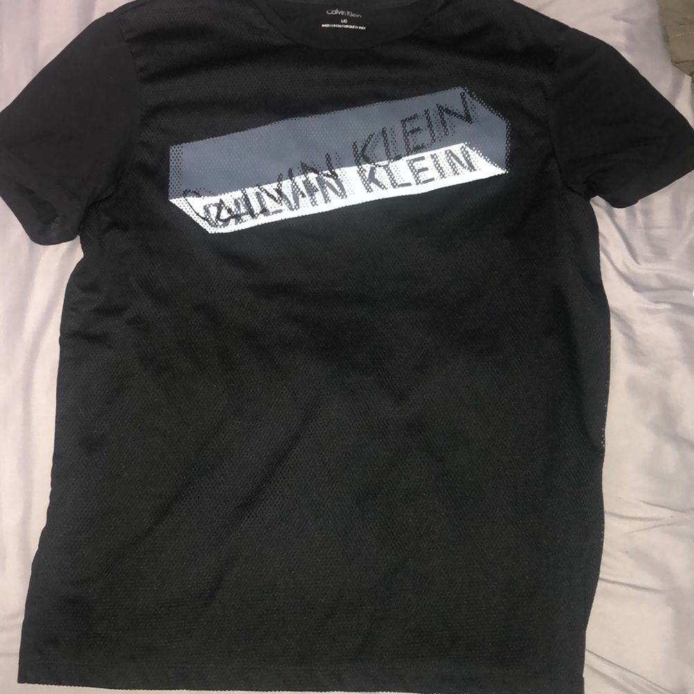 Black Calvin Klein shirt